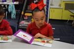 Little girl with bow